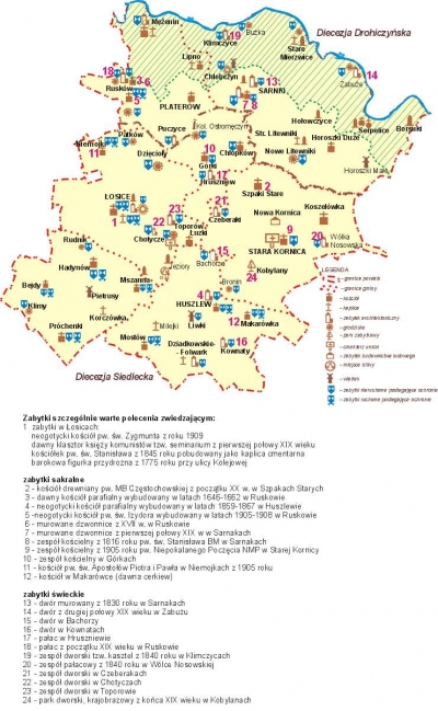 Mapa Zabytków Powiatu Łosickiego
